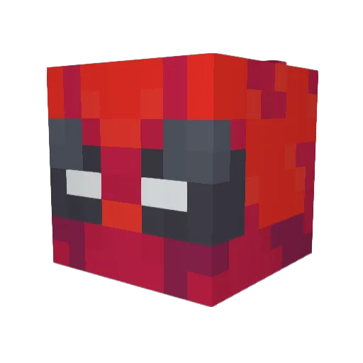 firejustice031 Minecraft avatar head, 3D render