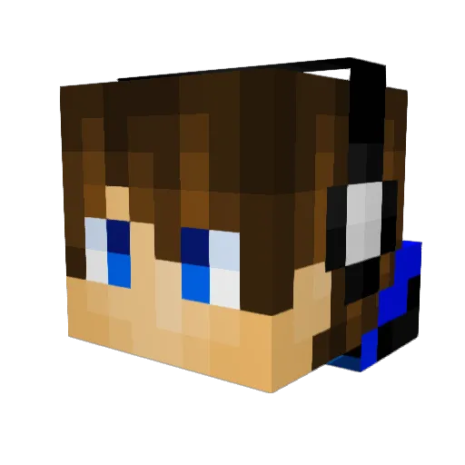 firelion96 Minecraft avatar head, 3D render