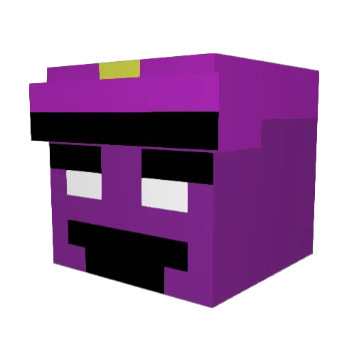 firellama111111 Minecraft avatar head, 3D render