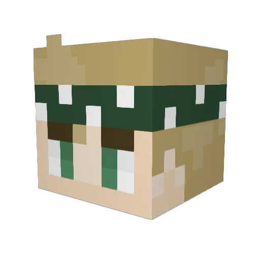 firelordalex_ Minecraft avatar head, 3D render
