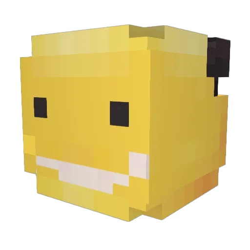 firepig21 Minecraft avatar head, 3D render