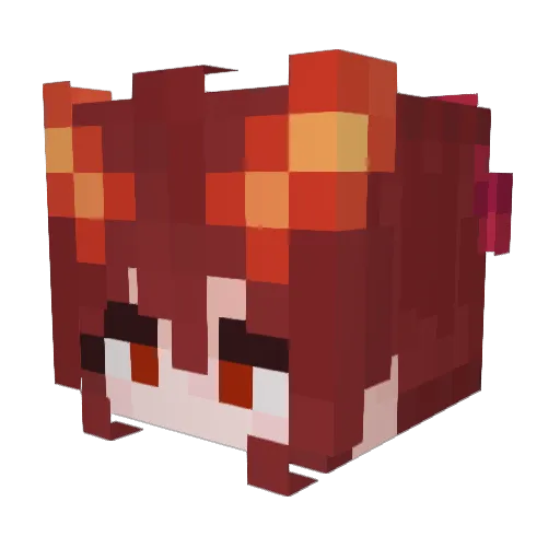 firerune700 Minecraft avatar head, 3D render