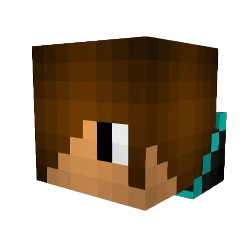 firesmoke88 Minecraft avatar head, 3D render