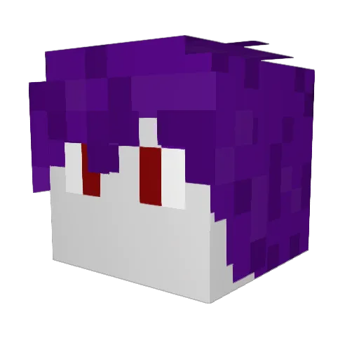 firestar295 Minecraft avatar head, 3D render