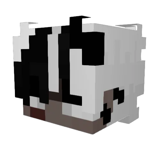 firewolfjas Minecraft avatar head, 3D render