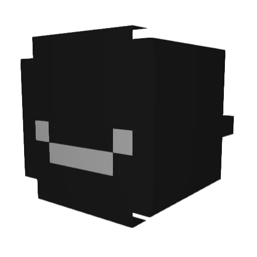 firexddddddddddd Minecraft avatar head, 3D render