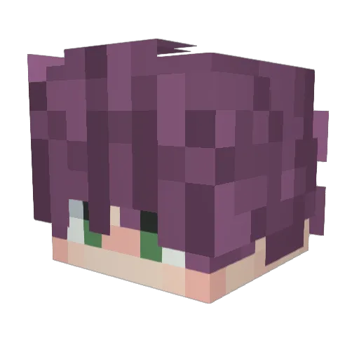 fireyorange903 Minecraft avatar head, 3D render