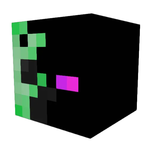 fireysword77653 Minecraft avatar head, 3D render