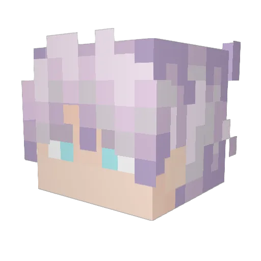 fireziller Minecraft avatar head, 3D render