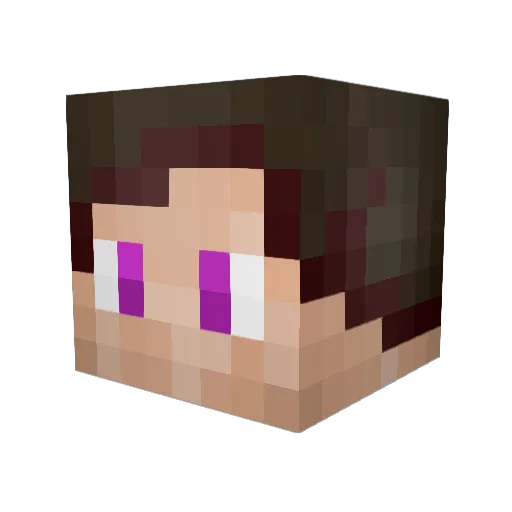 firosky Minecraft avatar head, 3D render