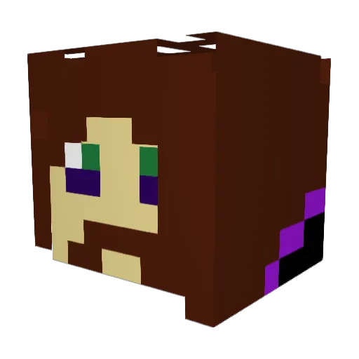 first_Fabulotto Minecraft avatar head, 3D render