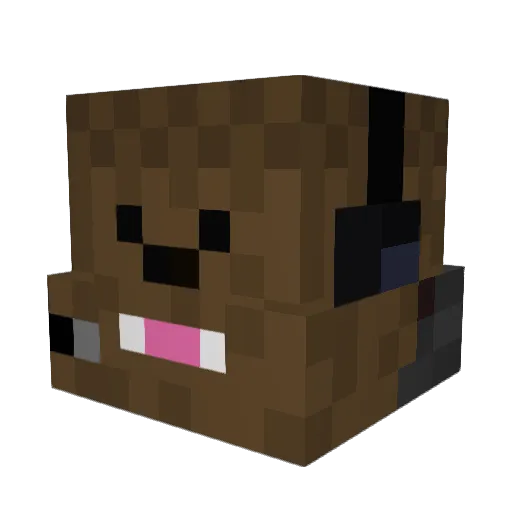 firstdaysummer Minecraft avatar head, 3D render