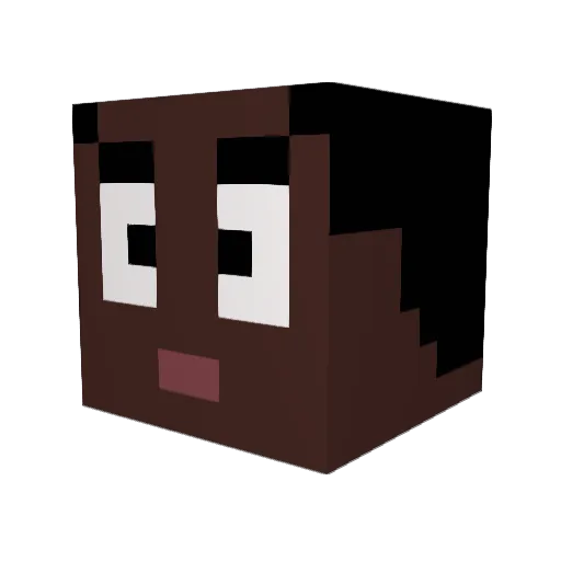 firsthat5113 Minecraft avatar head, 3D render