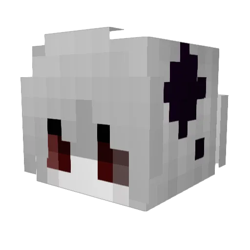 firstpageofus Minecraft avatar head, 3D render