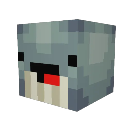 fish8506 Minecraft avatar head, 3D render