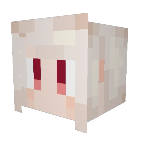 fishbreaker Minecraft avatar head, 3D render