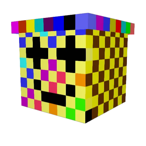 fishbutt50001 Minecraft avatar head, 3D render