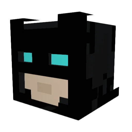 fisherman77 Minecraft avatar head, 3D render