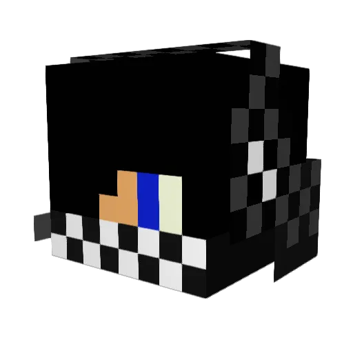 fishlocs03 Minecraft avatar head, 3D render