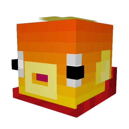 fishmaster867 Minecraft avatar head, 3D render