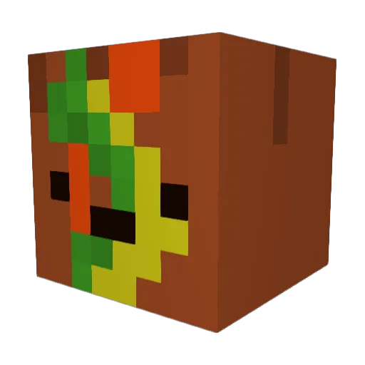 fishon2009 Minecraft avatar head, 3D render