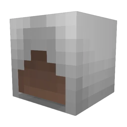 fishsticks2 Minecraft avatar head, 3D render