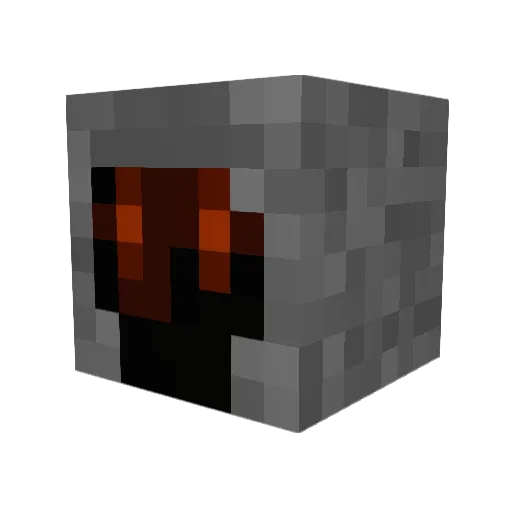 fishweasel Minecraft avatar head, 3D render