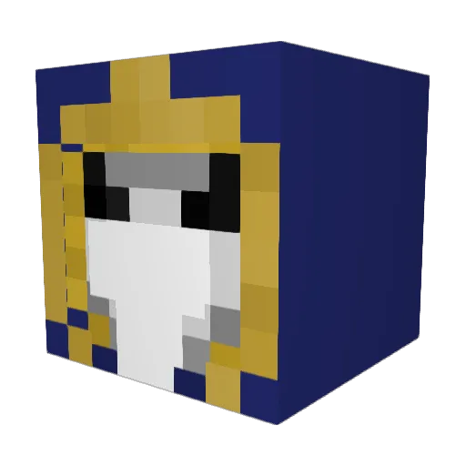 fishy4904 Minecraft avatar head, 3D render