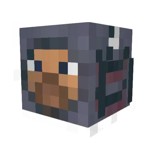 fishycat1337 Minecraft avatar head, 3D render