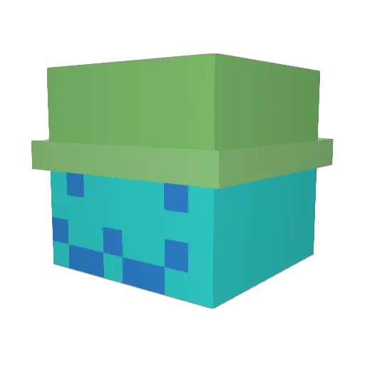 fishylemonz Minecraft avatar head, 3D render