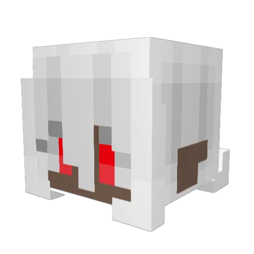 fishymandt Minecraft avatar head, 3D render