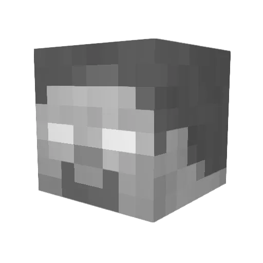 fitna223 Minecraft avatar head, 3D render