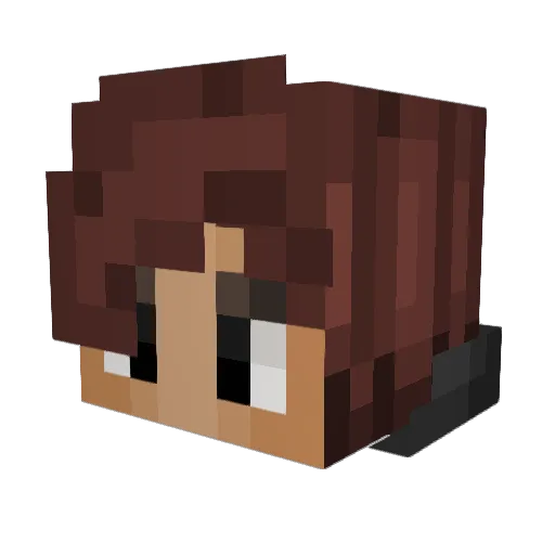 fitymatyi_ Minecraft avatar head, 3D render