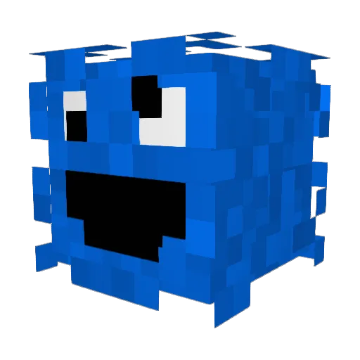 fitz8 Minecraft avatar head, 3D render