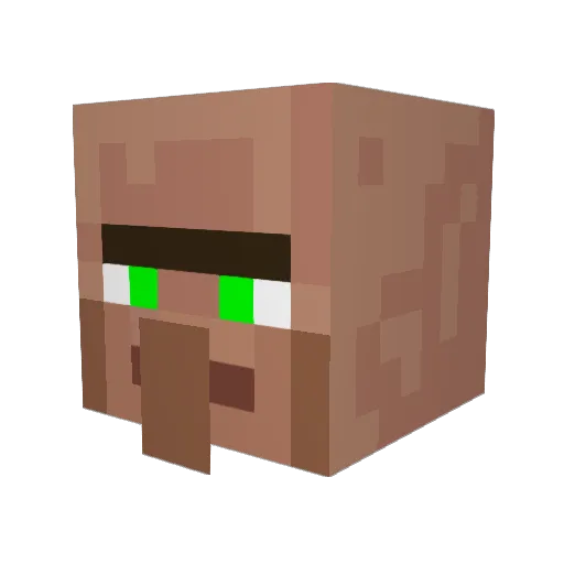 fitzintite Minecraft avatar head, 3D render