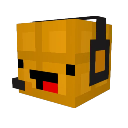 fitzy50265 Minecraft avatar head, 3D render
