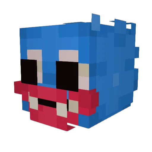 fivebigbooms Minecraft avatar head, 3D render