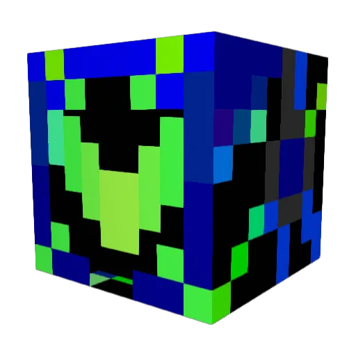fivestalk Minecraft avatar head, 3D render