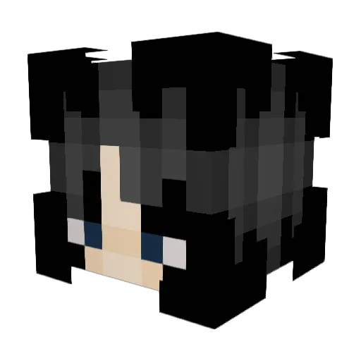 fiviavamis Minecraft avatar head, 3D render