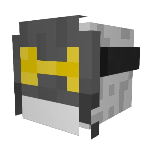 fixenfroejte Minecraft avatar head, 3D render