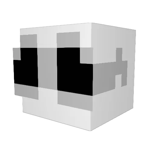 fixodi66 Minecraft avatar head, 3D render
