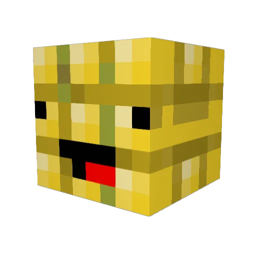 fiy19 Minecraft avatar head, 3D render