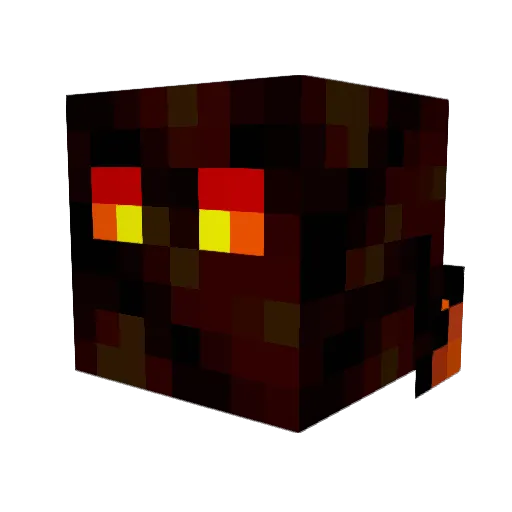 fizmerk Minecraft avatar head, 3D render