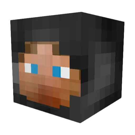 fizzlefist Minecraft avatar head, 3D render
