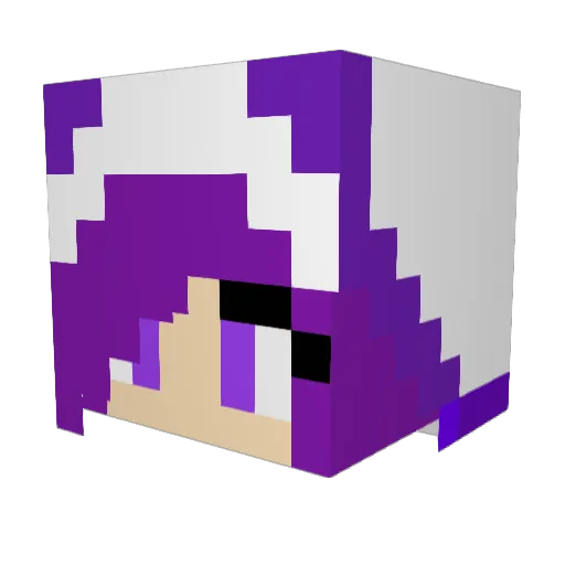 fizzy284 Minecraft avatar head, 3D render