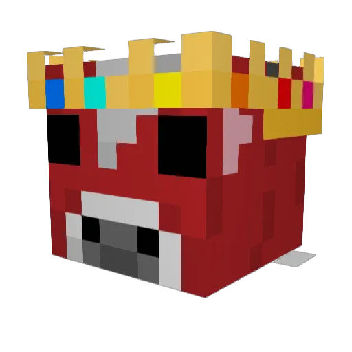 fizzyloot Minecraft avatar head, 3D render