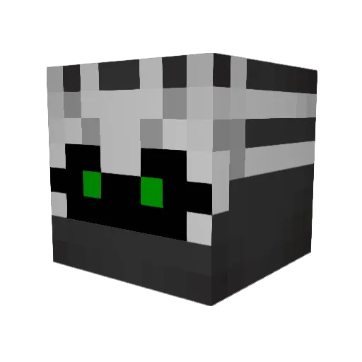 fjt1124 Minecraft avatar head, 3D render