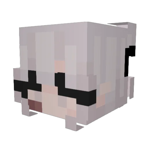 fkMiles Minecraft avatar head, 3D render