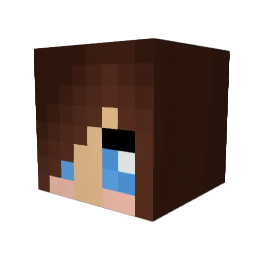 fkkhpigs Minecraft avatar head, 3D render