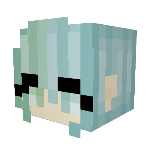fkmeifyoucan Minecraft avatar head, 3D render